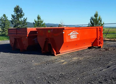 Mountain Disposal Roll-off Container