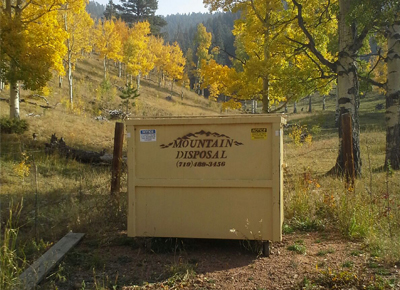 Mountain Disposal Dumpster Services