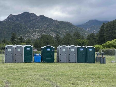 portable toilet rental for construction site and events